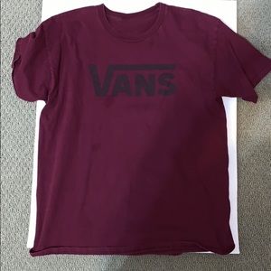 Maroon vans shirt